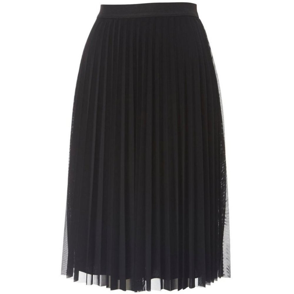 Shinestar | Black Pleated Skirt